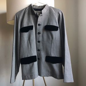 Comme des garçons houndstooth jacket